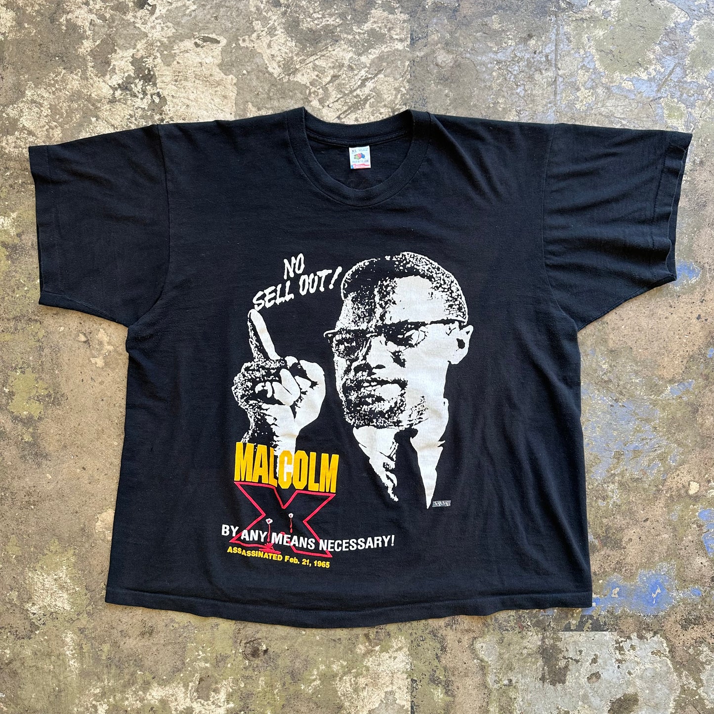 1990s Malcolm X tshirt