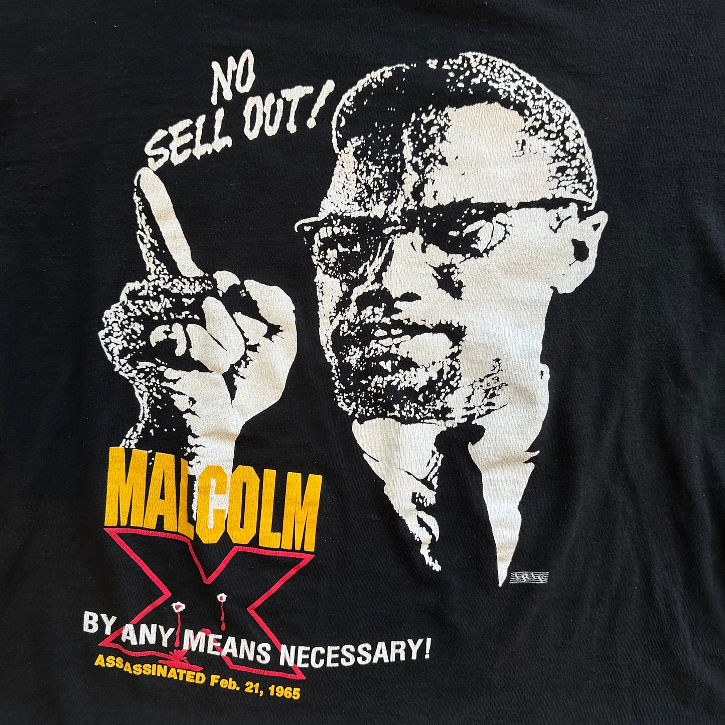 1990s Malcolm X tshirt