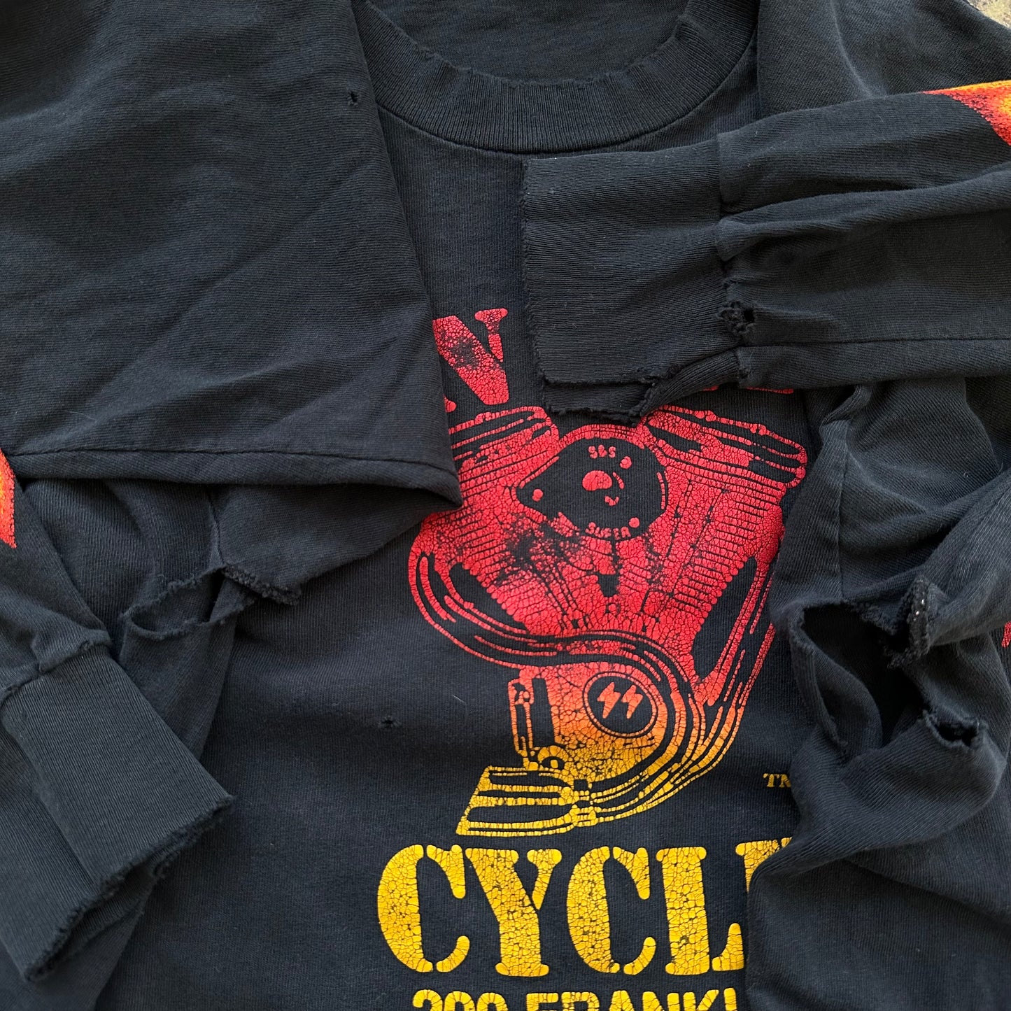 1990s Sin City Cycles longsleeve tshirt