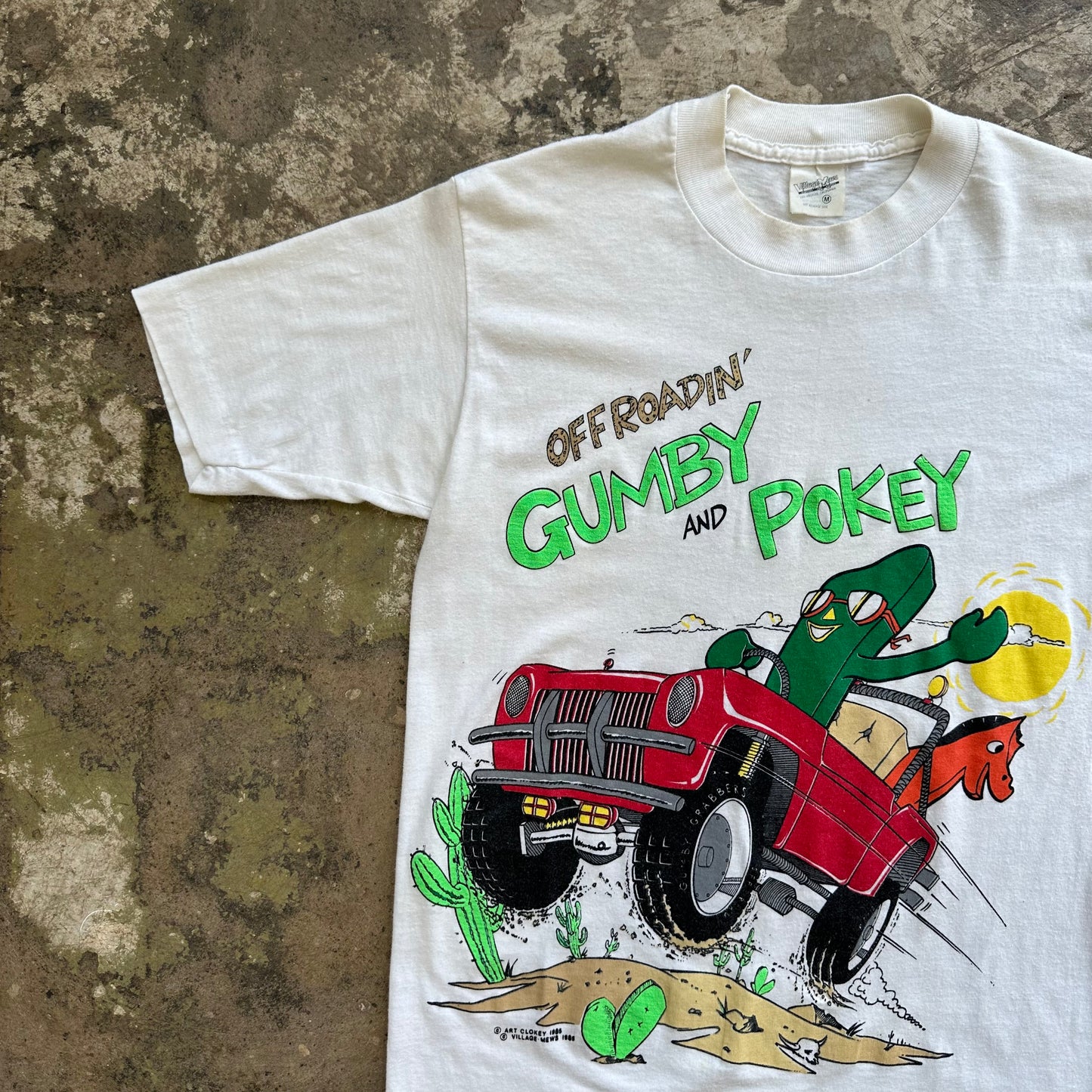 1985 Gumby and Pokey tshirt