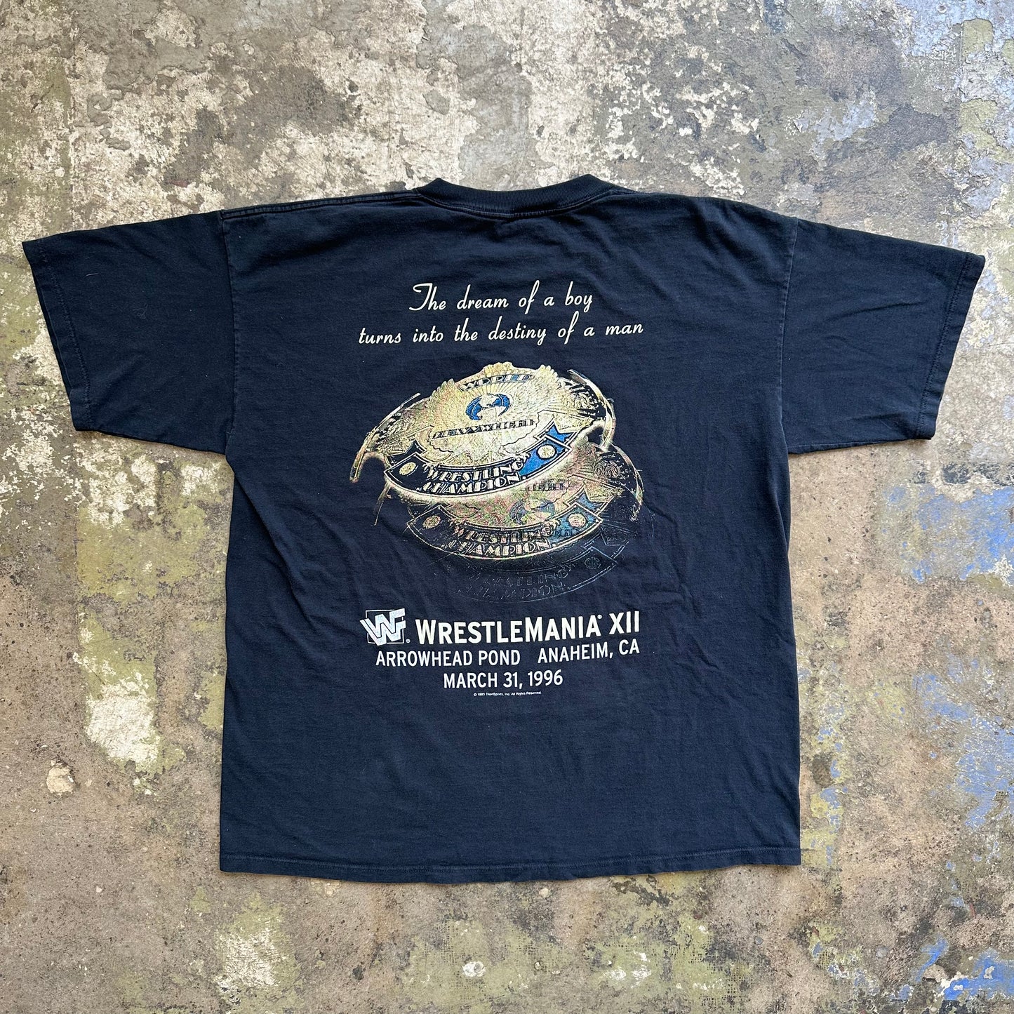 1996 Shawn Michaels “The Heartbreak Kid” Wrestlemania XII tshirt