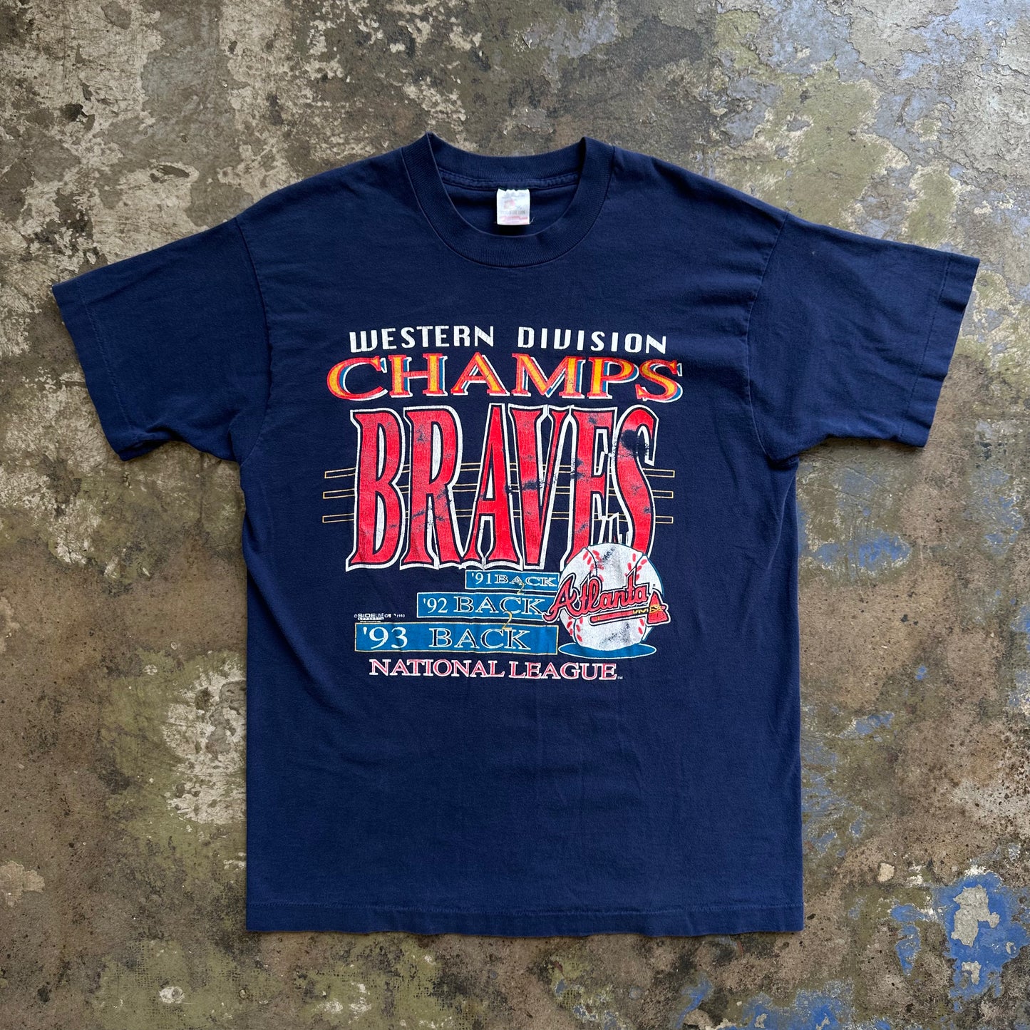 1993 Atlanta Braves Champs tshirt