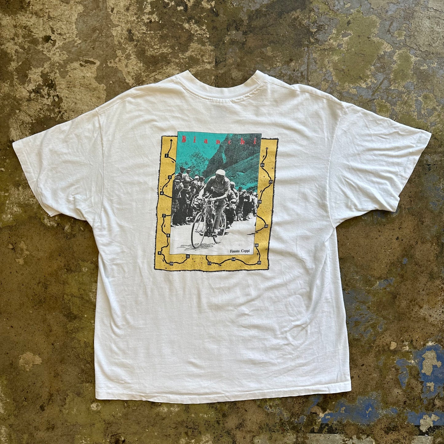 1990s Bianchi Biking tshirt