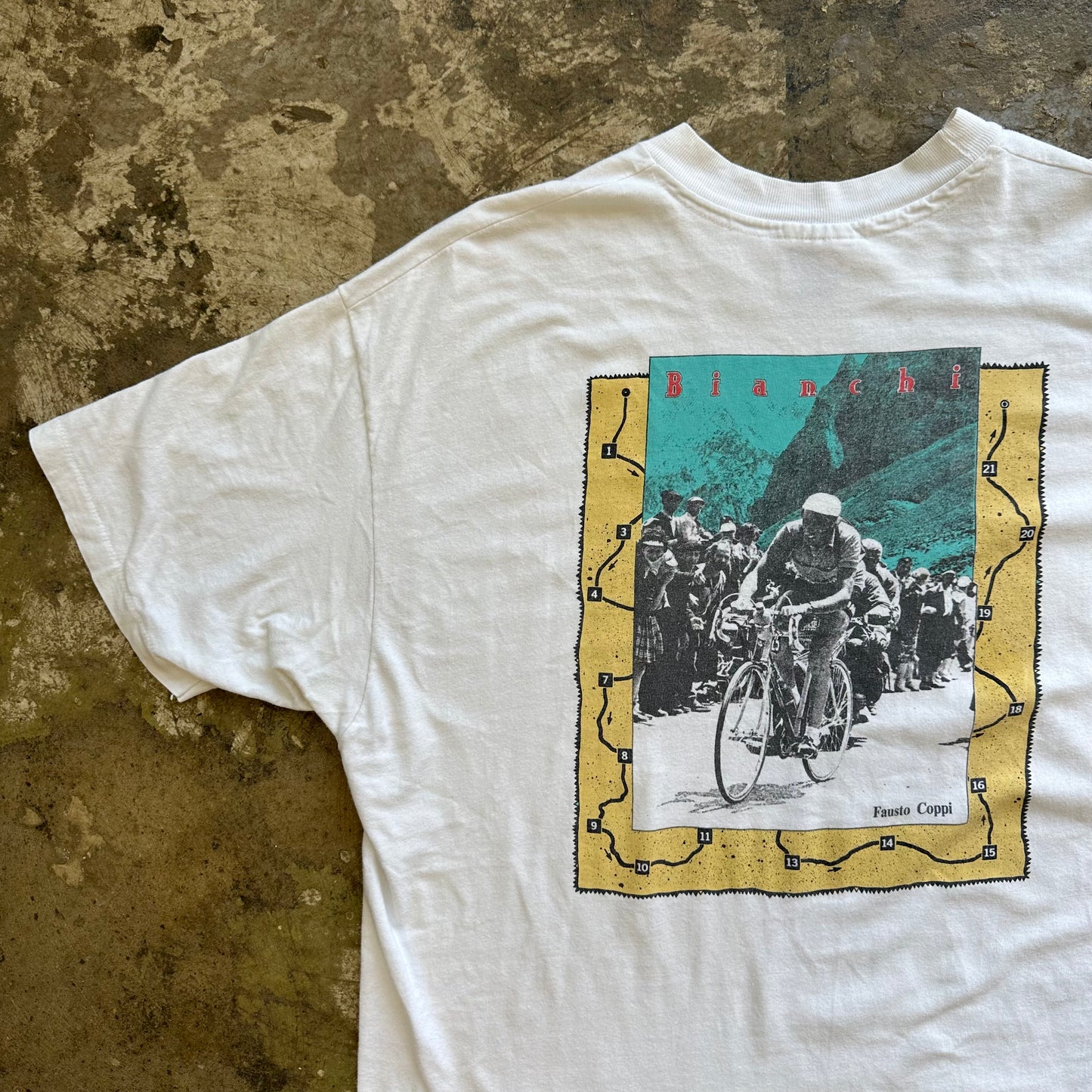 1990s Bianchi Biking tshirt